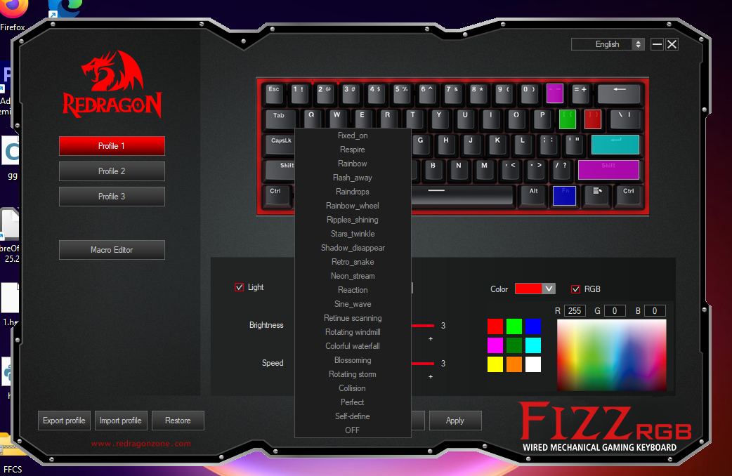 redragon oem software